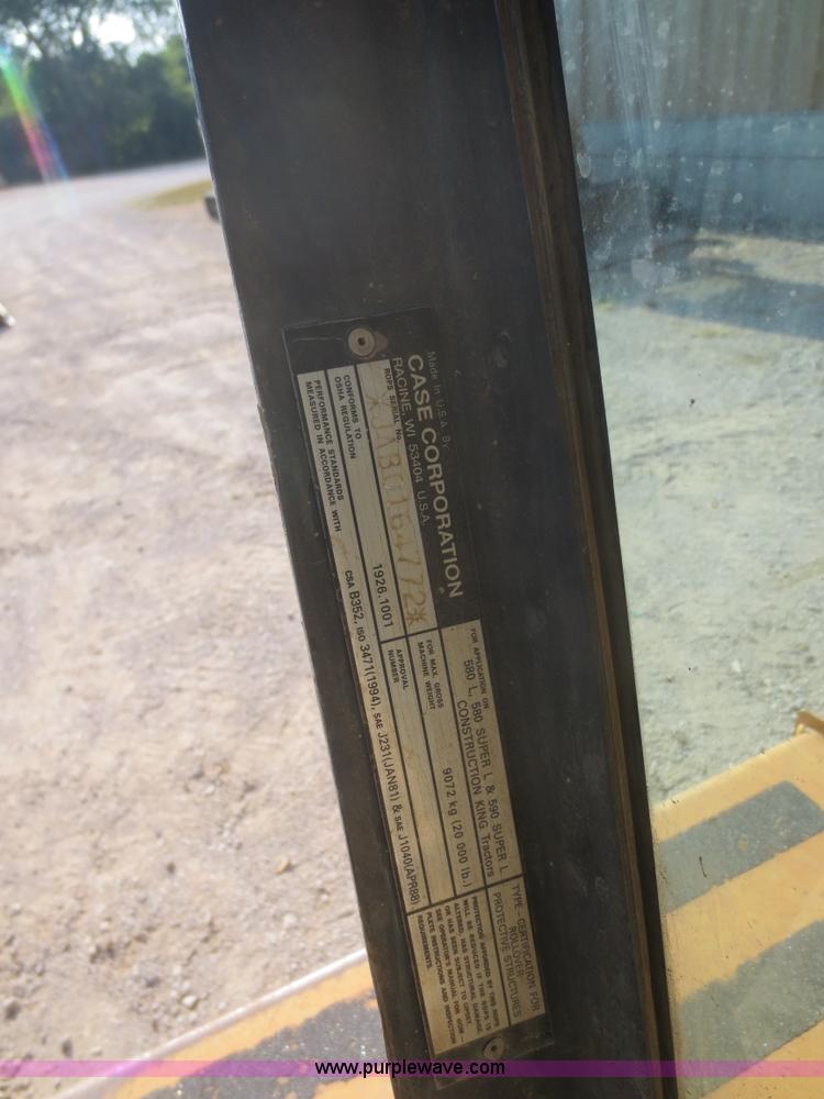 image for item F8295 1999 Case 580L Series 2 backhoe