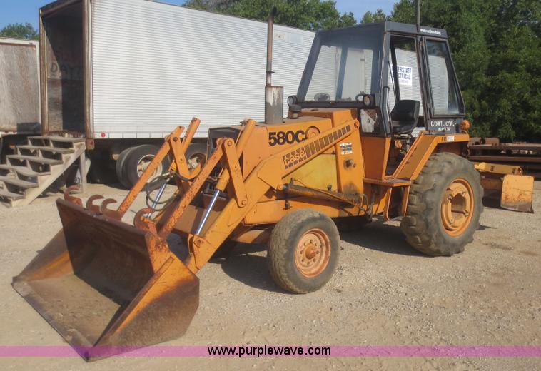 image for item F8296 1977 Case 580C landscape loader