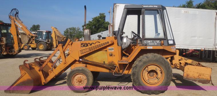 image for item F8296 1977 Case 580C landscape loader