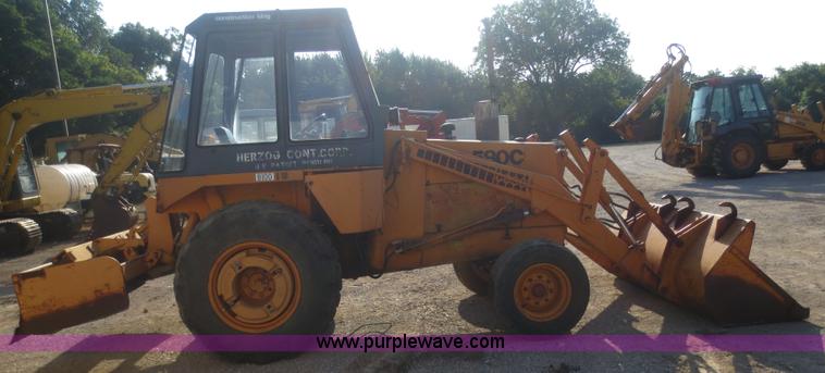 image for item F8296 1977 Case 580C landscape loader