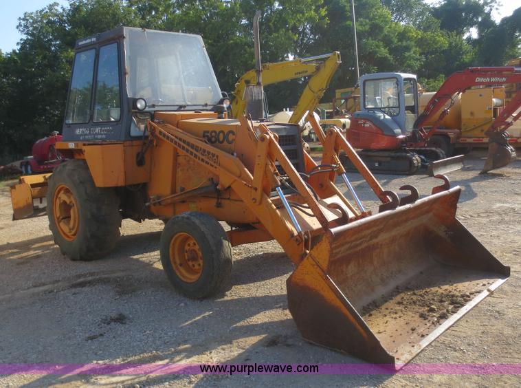 image for item F8296 1977 Case 580C landscape loader