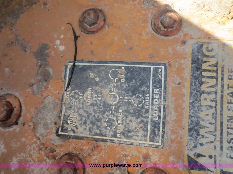 image for item F8296 1977 Case 580C landscape loader