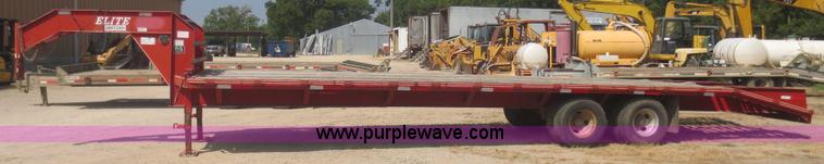 image for item F8303 2005 Elite gooseneck trailer