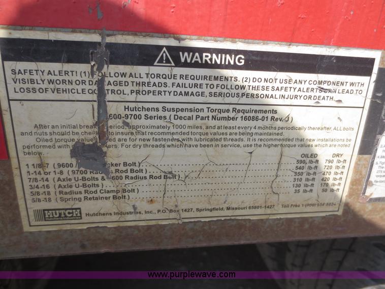 image for item F8304 2005 Interstate 20DT equipment trailer