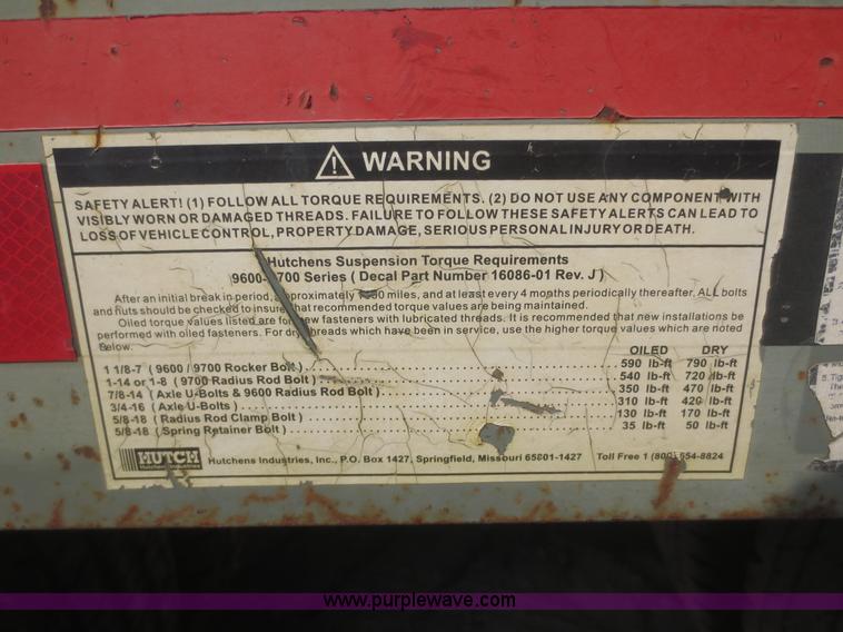 image for item F8305 2006 Interstate 20DT equipment trailer