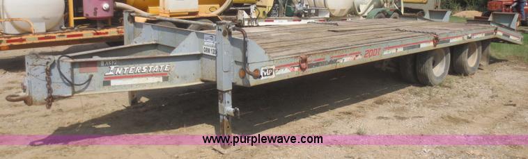 image for item F8308 1997 Interstate 20DT equipment trailer