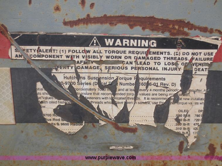 image for item F8308 1997 Interstate 20DT equipment trailer