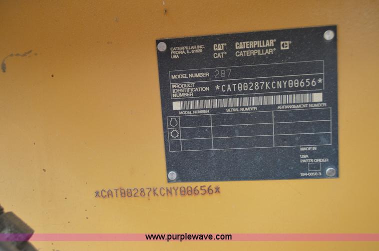image for item I2240 2003 Caterpillar 287 tracked skid steer