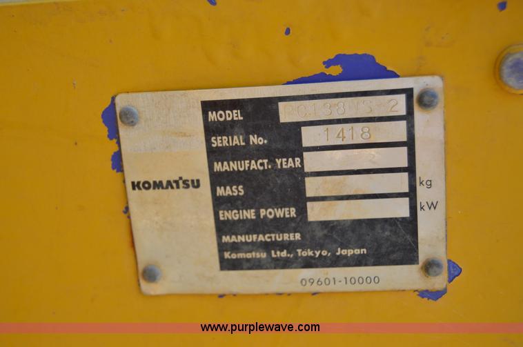 image for item I2249 2000 Komatsu PC138US-2 excavator