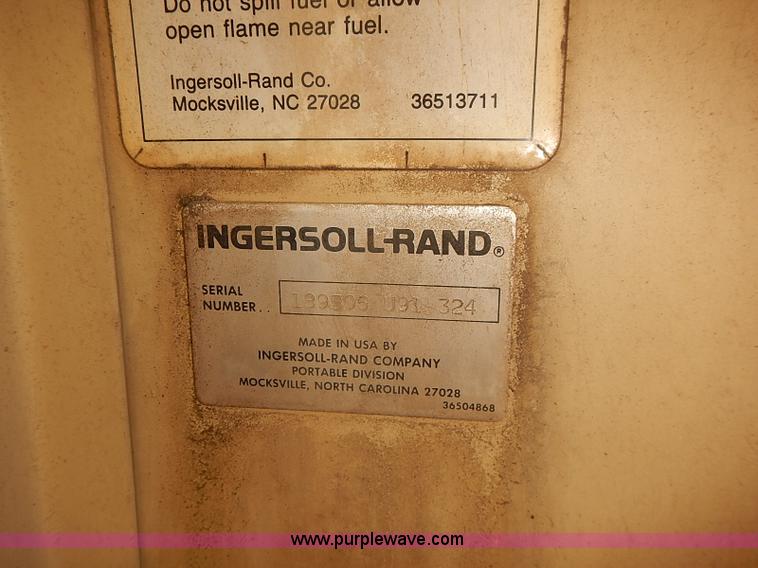 image for item I5482 Ingersoll Rand air compressor