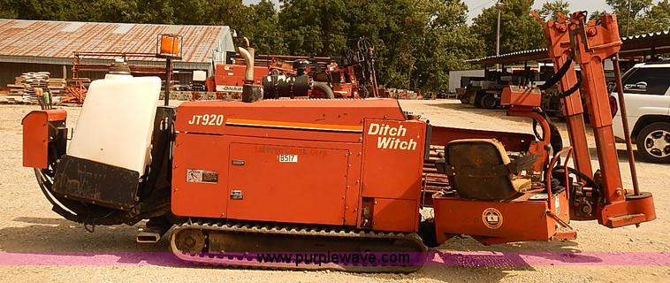 image for item I5488 1997 Ditch Witch JT920 directional drill and trailer