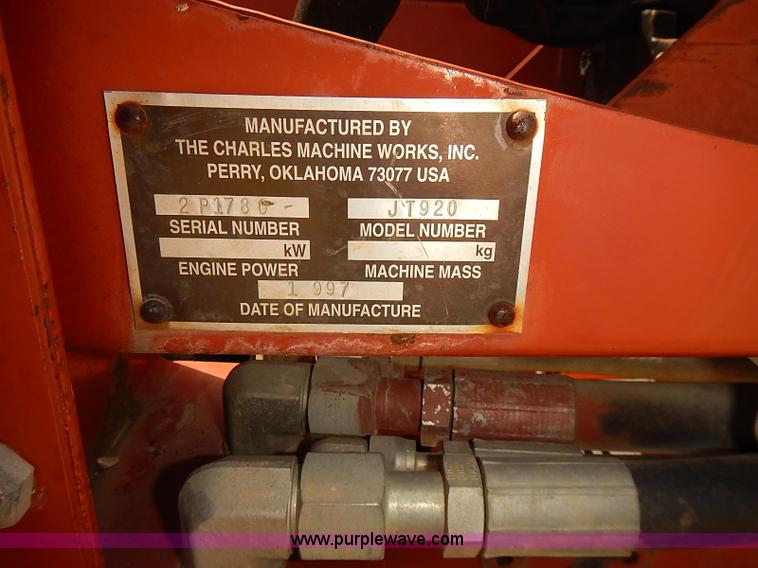 image for item I5488 1997 Ditch Witch JT920 directional drill and trailer