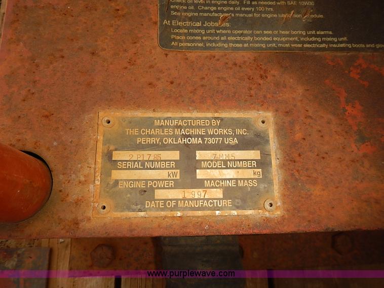 image for item I5488 1997 Ditch Witch JT920 directional drill and trailer