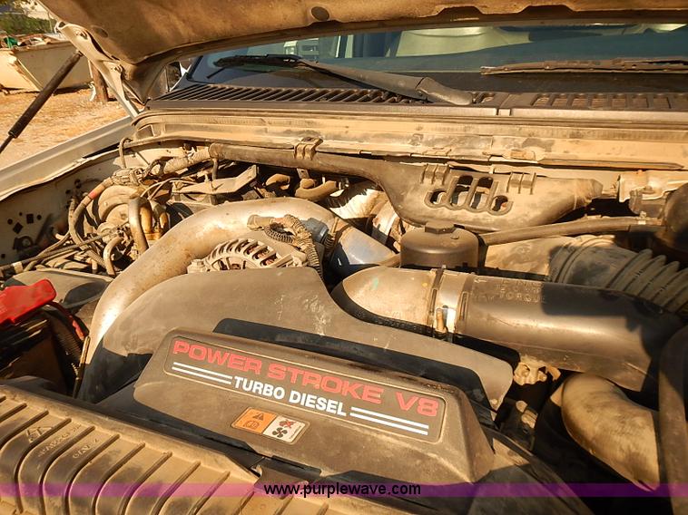 image for item I5496 2005 Ford F350 Super Duty XL flatbed truck