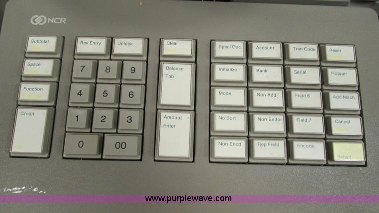 image for item AC9809 NCR check processing machine