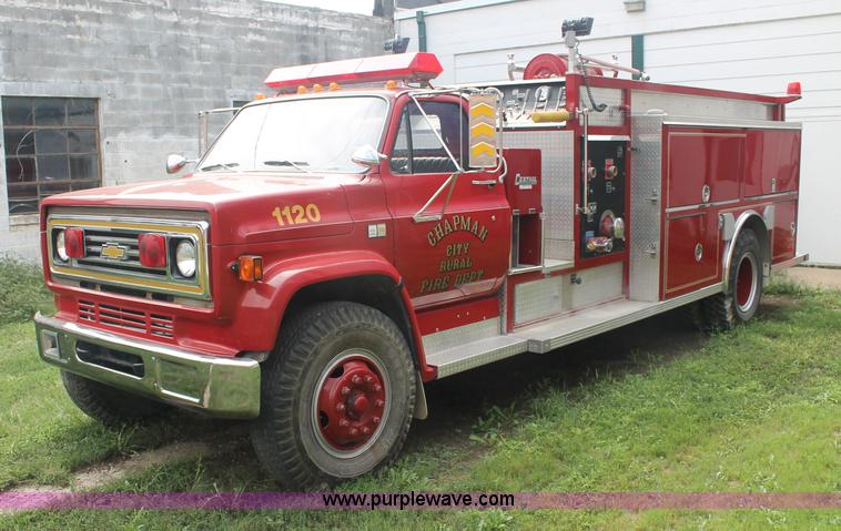 image for item AJ9382 1990 Chevrolet 70 fire engine