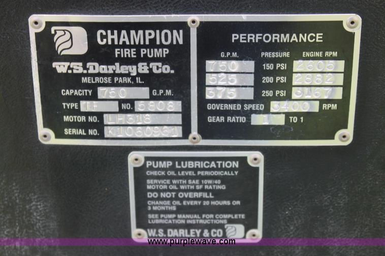 image for item AJ9382 1990 Chevrolet 70 fire engine