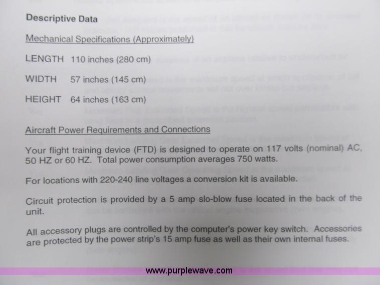 image for item AY9208 AST3000 Turbo jet flight simulator