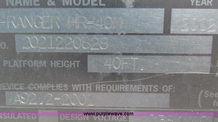 image for item B5940 2003 Ford F550 Super Duty bucket truck