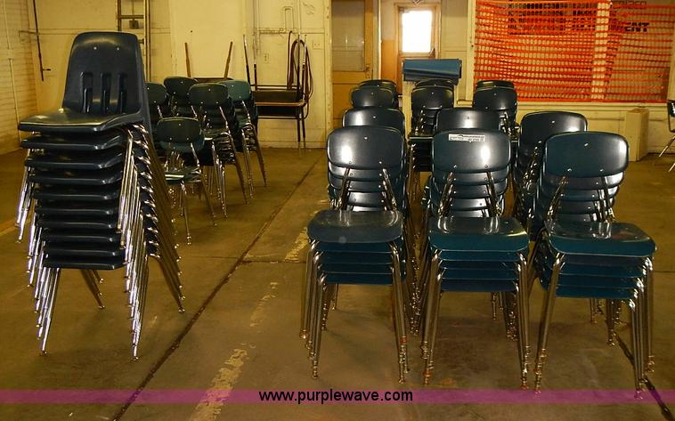 image for item BD9769 Approximately 93 assorted school chairs