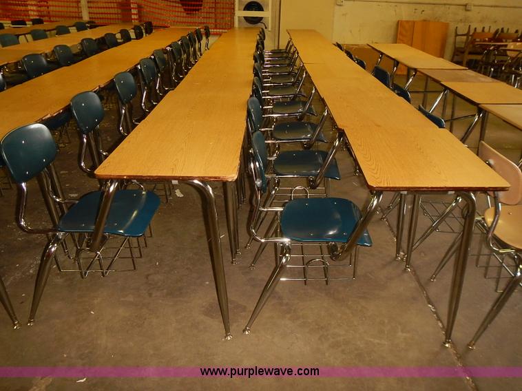 image for item BD9770 Approximately 57 student desks with chairs