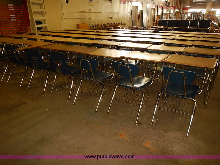 image for item BD9770 Approximately 57 student desks with chairs