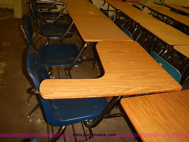 image for item BD9770 Approximately 57 student desks with chairs