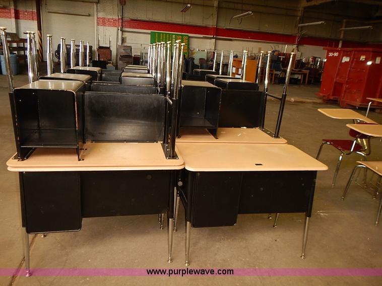 image for item BD9771 Approximately 23 student desks with storage