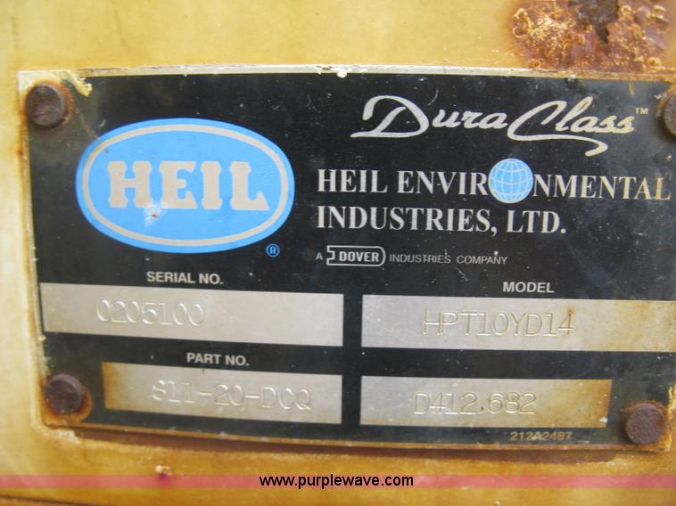 image for item E7874 1998 Chevrolet C8500 dump truck