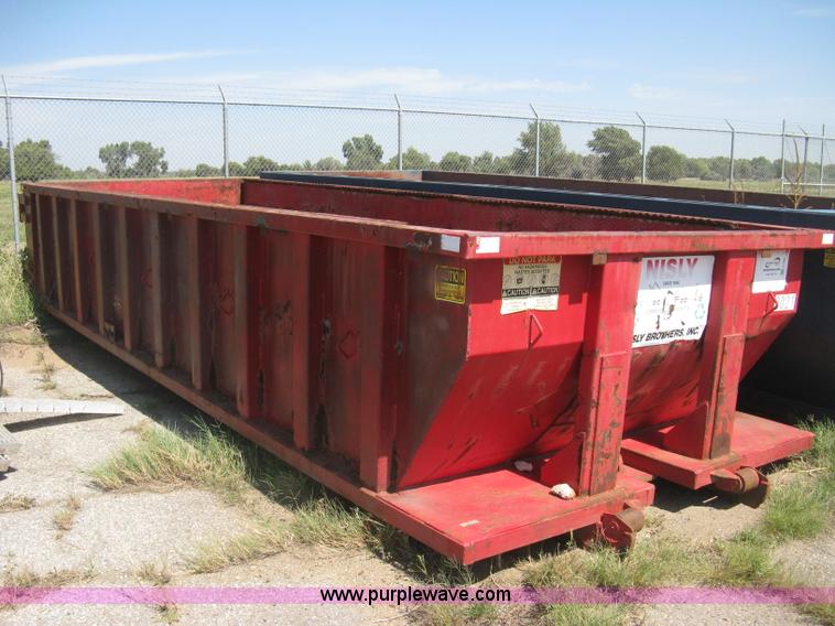 image for item E7886 20 yard capacity roll off dumpster