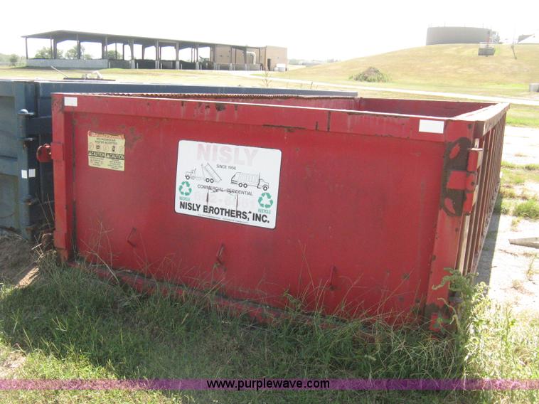 image for item E7886 20 yard capacity roll off dumpster