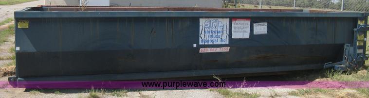 image for item E7887 20 yard capacity roll off dumpster