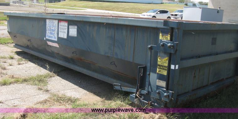 image for item E7887 20 yard capacity roll off dumpster