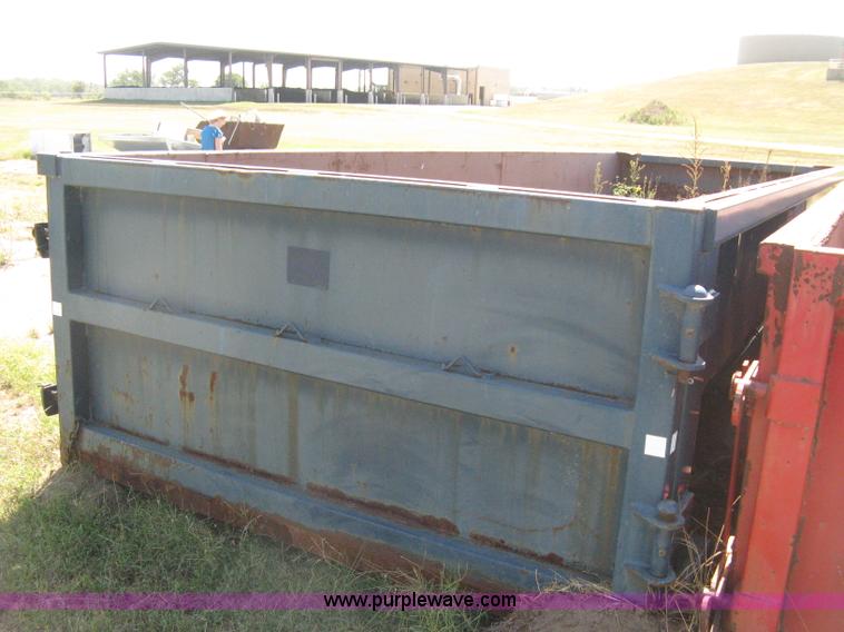 image for item E7887 20 yard capacity roll off dumpster
