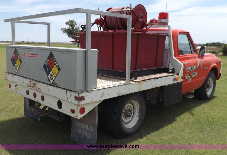 image for item H1790 1969 Chevrolet C20 fire truck