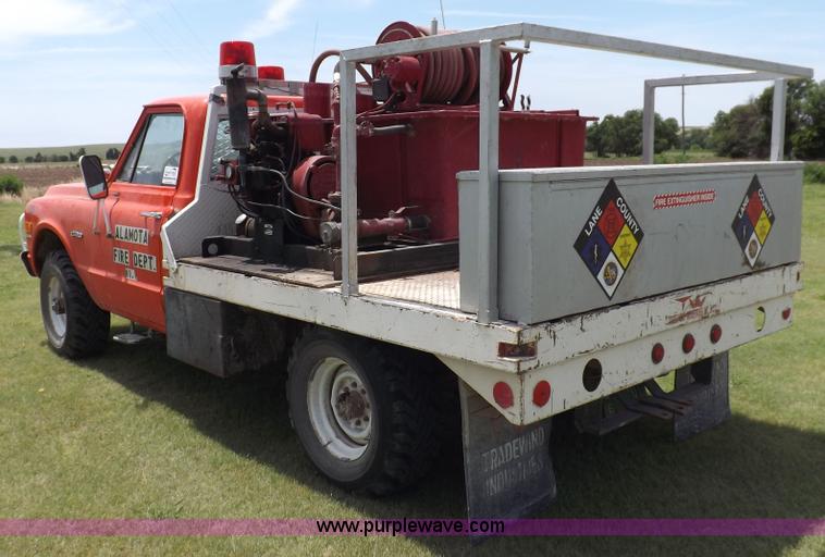 image for item H1790 1969 Chevrolet C20 fire truck