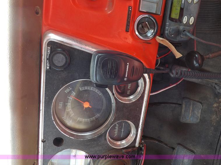 image for item H1790 1969 Chevrolet C20 fire truck