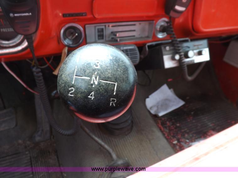 image for item H1790 1969 Chevrolet C20 fire truck