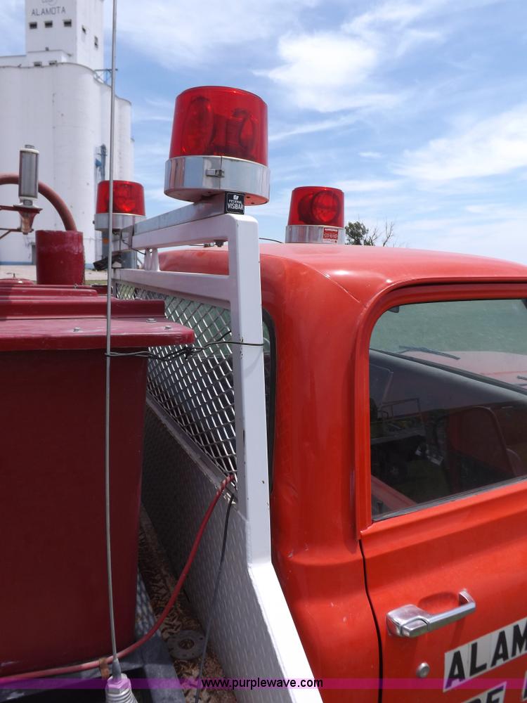 image for item H1790 1969 Chevrolet C20 fire truck