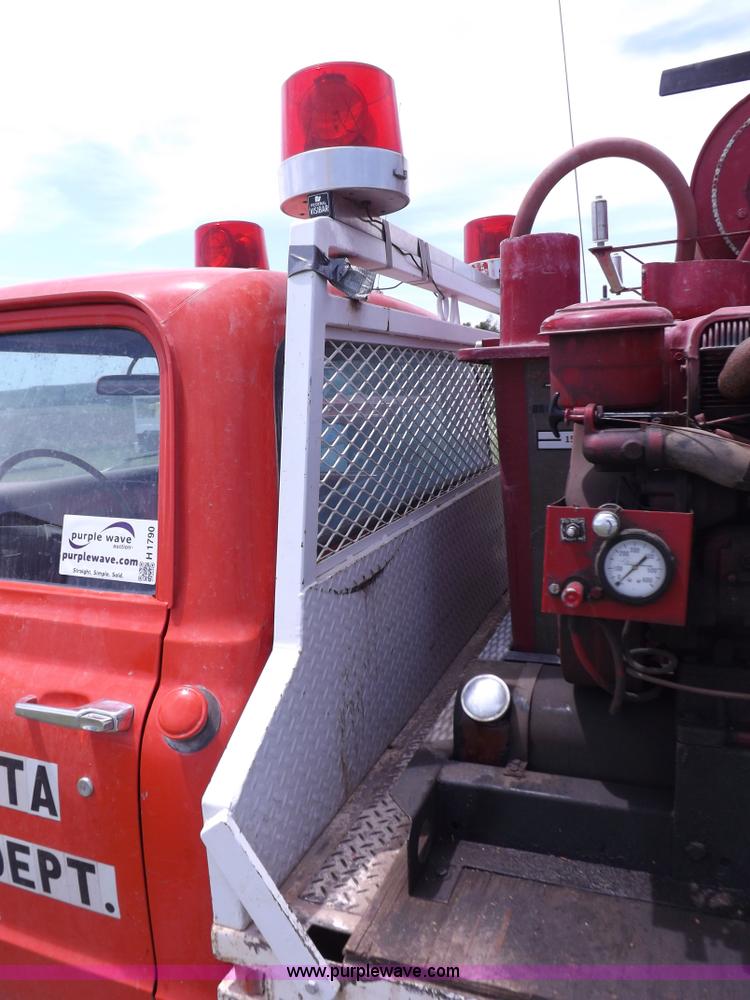 image for item H1790 1969 Chevrolet C20 fire truck