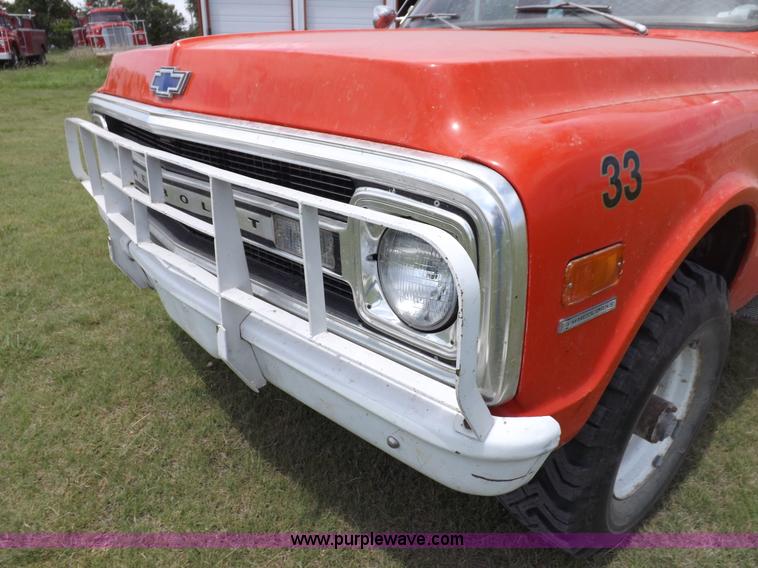 image for item H1790 1969 Chevrolet C20 fire truck