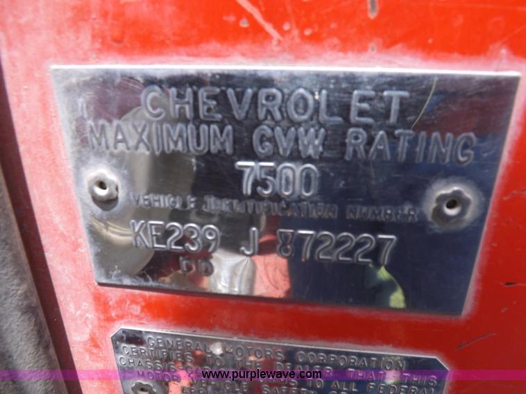 image for item H1790 1969 Chevrolet C20 fire truck