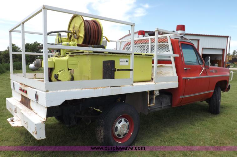 image for item H1791 1979 Chevrolet Scottsdale 20 fire truck