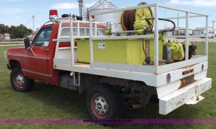 image for item H1791 1979 Chevrolet Scottsdale 20 fire truck