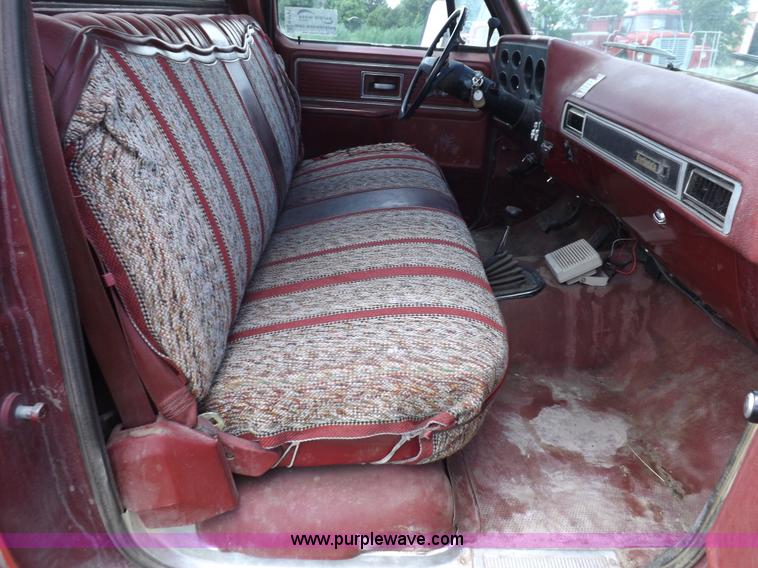 image for item H1791 1979 Chevrolet Scottsdale 20 fire truck