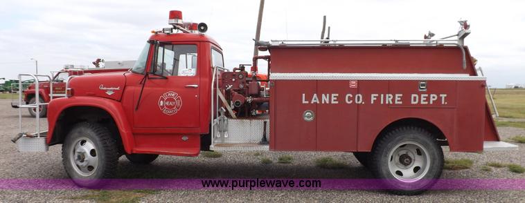 image for item H1792 1970 International 1600 fire truck