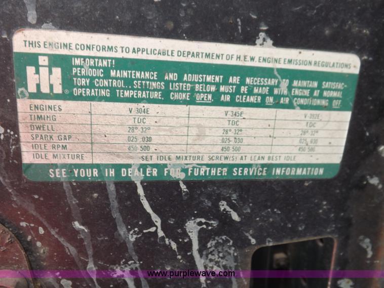 image for item H1792 1970 International 1600 fire truck