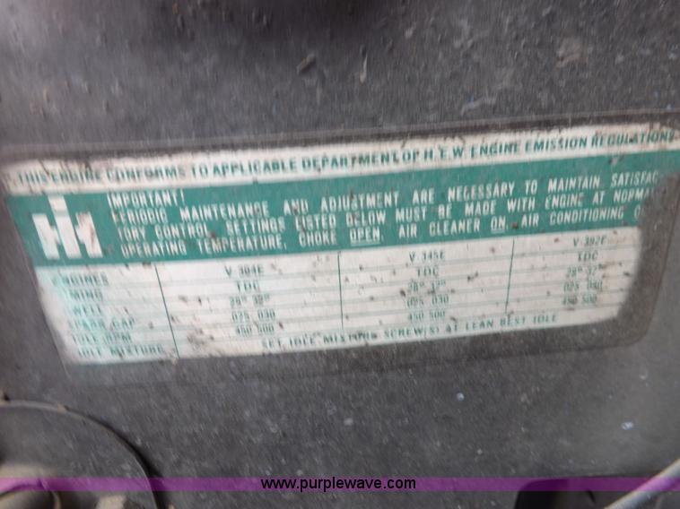 image for item H1793 1970 International 1600 fire truck