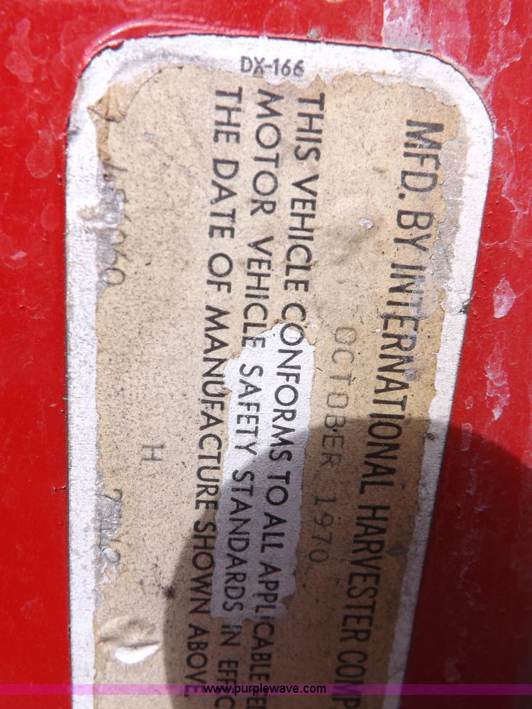 image for item H1793 1970 International 1600 fire truck