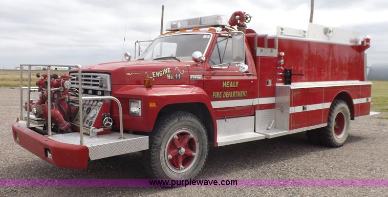 image for item H9126 1980 Ford F700 fire truck